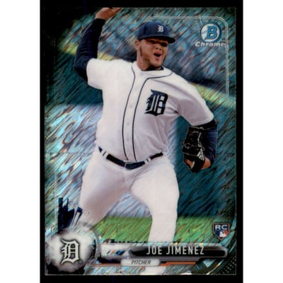 2017 Bowman Chrome Mini Black Shimmer Refractors #18 Joe Jimenez