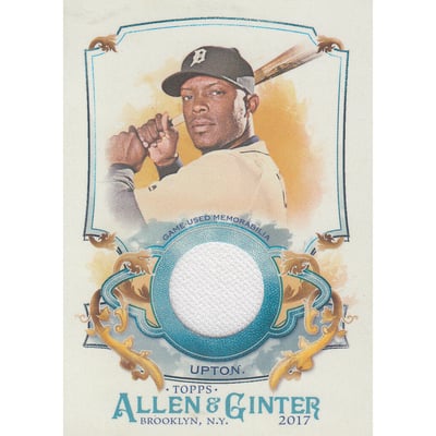 2017 Topps Allen and Ginter Relics #FSRAJU Justin Upton A