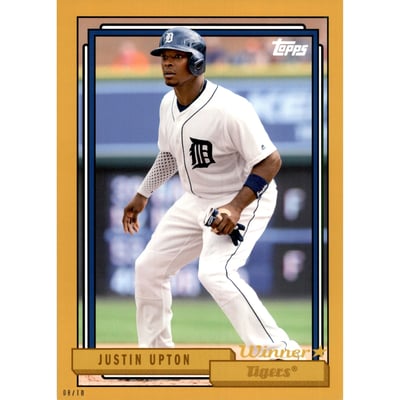2017 Topps Archives 5x7 Gold #271 Justin Upton