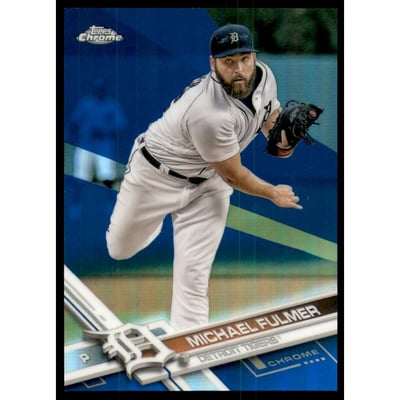 2017 Topps Chrome Blue Refractors #4 Michael Fulmer