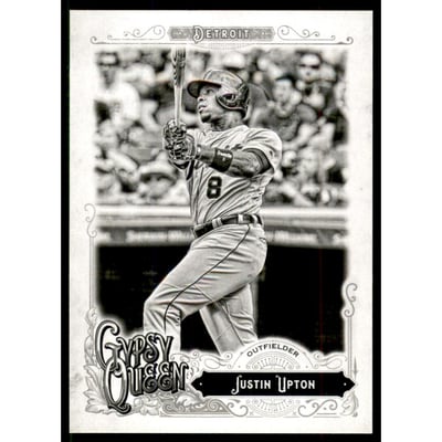 2017 Topps Gypsy Queen Black and White #66 Justin Upton