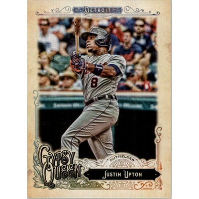 2017 Topps Gypsy Queen Green Back #66 Justin Upton