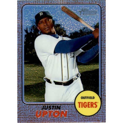 2017 Topps Heritage Chrome Refractors #THC438 Justin Upton
