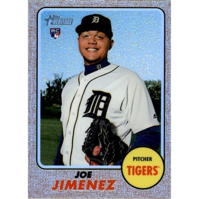 2017 Topps Heritage Chrome Refractors #THC567 Joe Jimenez