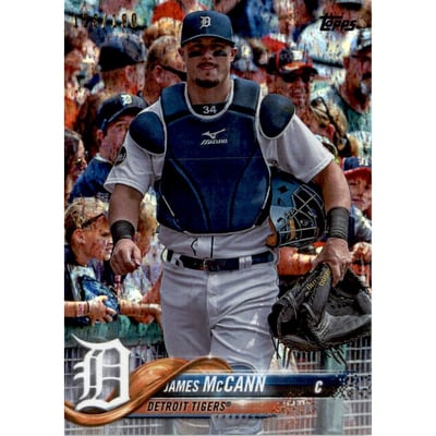 2018 Topps Factory Set Foilboard #243 James McCann
