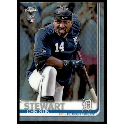 2019 Topps Chrome Photo Variation Refractors #69 Christin Stewart/Kneeling