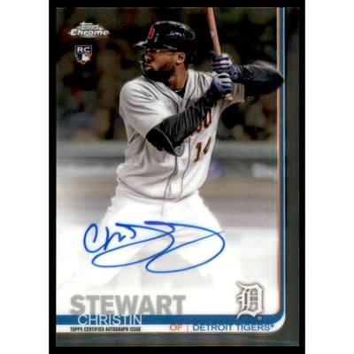 2019 Topps Chrome Rookie Autographs #RACST Christin Stewart