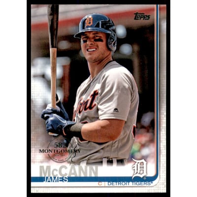 2019 Topps Factory Set 582 Montgomery #155 James McCann