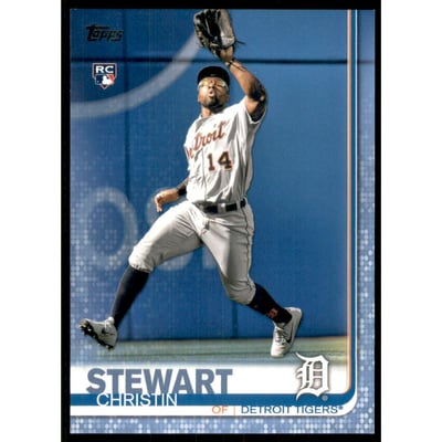 2019 Topps Father's Day Blue #672 Christin Stewart