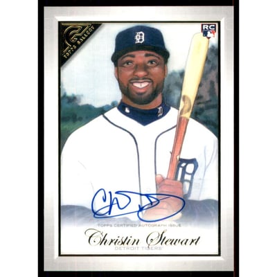 2019 Topps Gallery Autographs #80 Christin Stewart