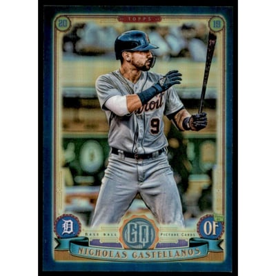 2019 Topps Gypsy Queen Chrome Box Toppers Indigo Refractors #274 Nicholas Castellanos