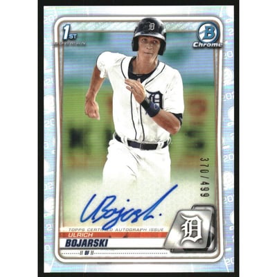 2020 Bowman Chrome Prospect Autographs Refractors #CPAUB Ulrich Bojarski