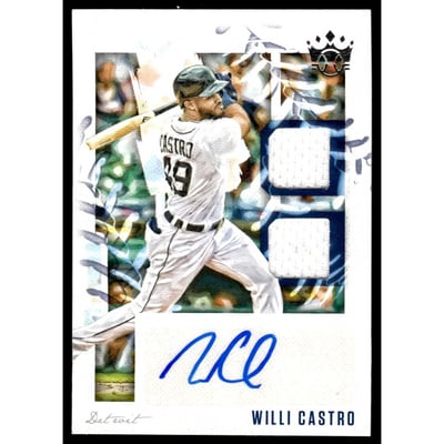 2020 Diamond Kings DK Material Signatures #42 Willi Castro