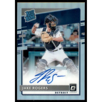2020 Donruss Optic Rated Rookies Signatures Holo #5 Jake Rogers