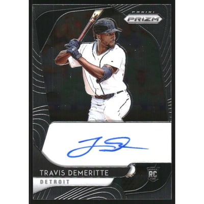 2020 Panini Prizm Rookie Autographs #22 Travis Demeritte