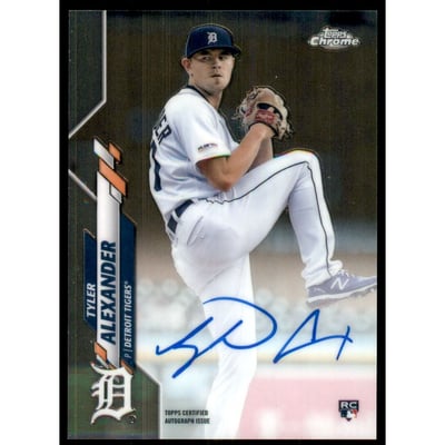 2020 Topps Chrome Rookie Autographs #RATA Tyler Alexander