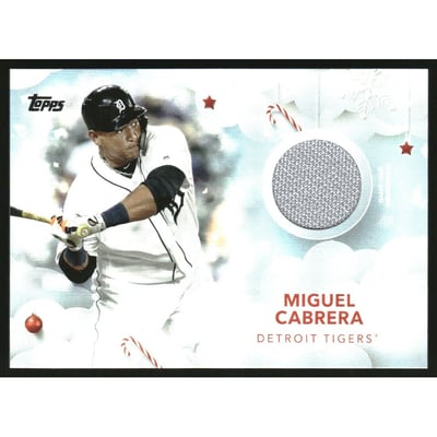 2020 Topps Walmart Holiday Relics #WHRMI Miguel Cabrera