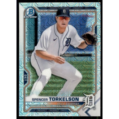 2021 Bowman Chrome Mega Box Prospects Refractors #BCP96 Spencer Torkelson
