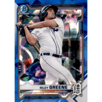 2021 Bowman Chrome Sapphire Prospects #BCP4 Riley Greene