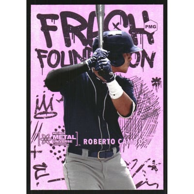 2021 Metal Universe Champions Fresh Foundation Precious Metal Gems Pink #FF39 Roberto Campos