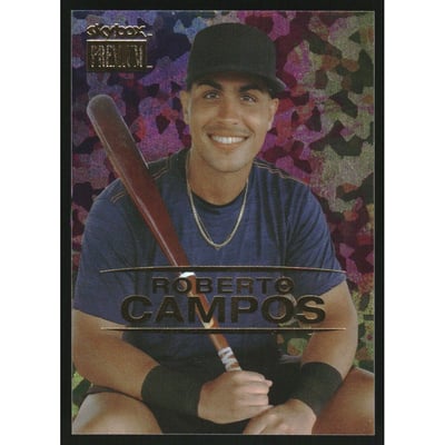 2021 Metal Universe Champions Skybox Premium Star Topaz #S11 Roberto Campos