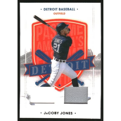 2021 Panini America's Pastime Dual Swatches #58 Jacoby Jones