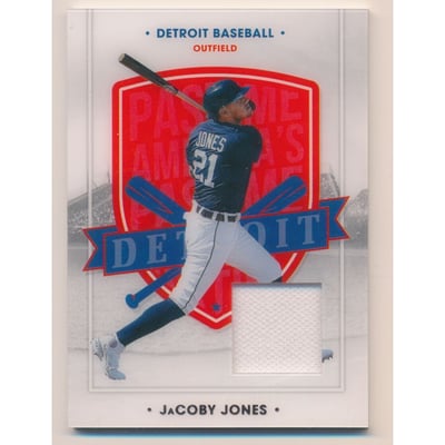 2021 Panini America's Pastime Swatches #58 Jacoby Jones
