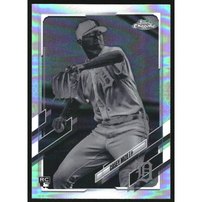 2021 Topps Chrome Negative Refractors #4 Casey Mize