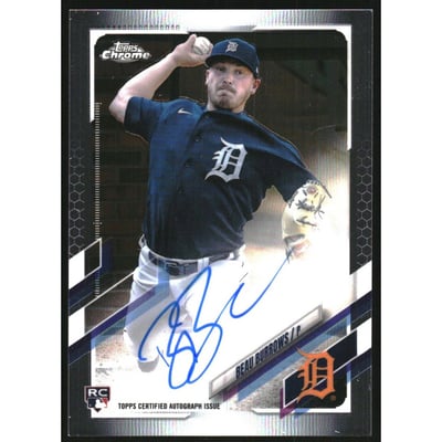 2021 Topps Chrome Rookie Autographs #RABB Beau Burrows