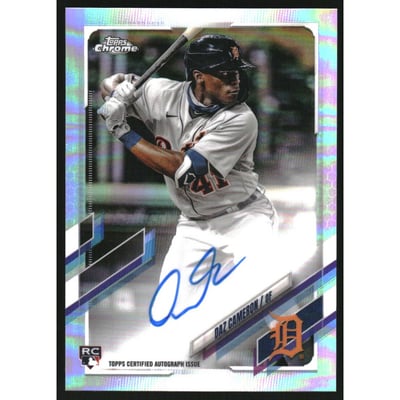 2021 Topps Chrome Rookie Autographs Refractors #RADCA Daz Cameron
