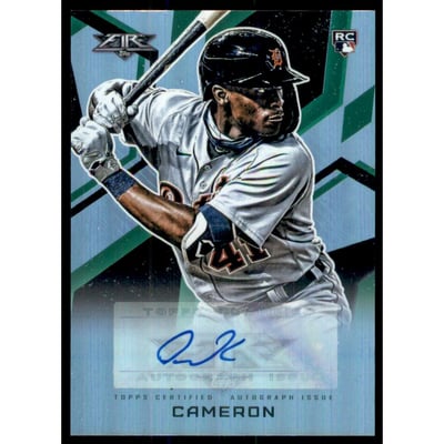 2021 Topps Fire Autographs #AVDC Daz Cameron