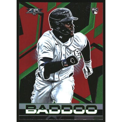 2021 Topps Fire Flame #101 Akil Baddoo