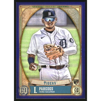 2021 Topps Gypsy Queen Indigo #87 Isaac Paredes
