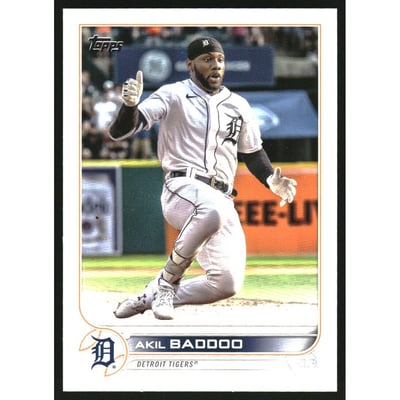2022 Topps Advanced Stats #402 Akil Baddoo