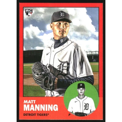 2022 Topps Archives Red #47 Matt Manning
