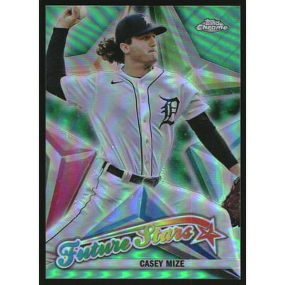 2022 Topps Chrome Future Stars Green Refractors #FS15 Casey Mize