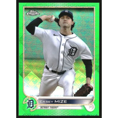 2022 Topps Chrome Logofractor Green #37 Casey Mize