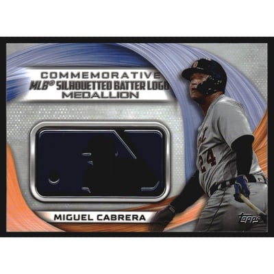 2022 Topps Commemorative MLB Logo Medallions #MLBLMC Miguel Cabrera
