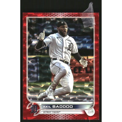 2022 Topps Red Foilboard #402 Akil Baddoo