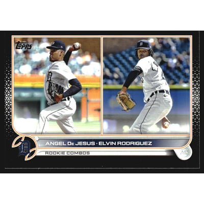 2022 Topps Update Black #US162 Elvin Rodriguez/Angel De Jesus