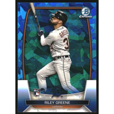 2023 Bowman Chrome Sapphire #29 Riley Greene RC