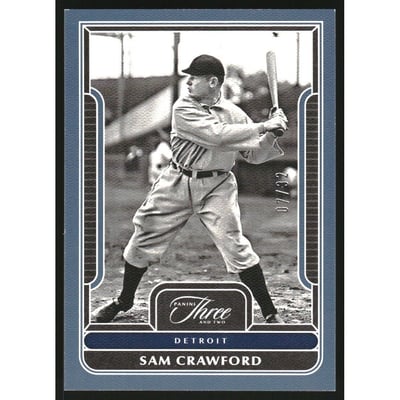 2023 Panini Three and Two Full Count Parallel #72 Sam Crawford