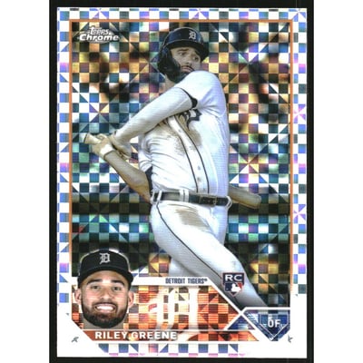 2023 Topps Chrome X-Fractors #182 Riley Greene