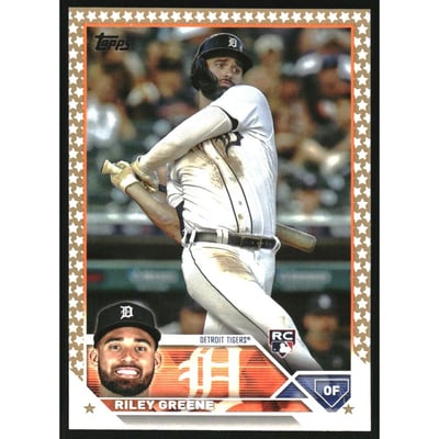 2023 Topps Factory Set Gold Stars #31 Riley Greene
