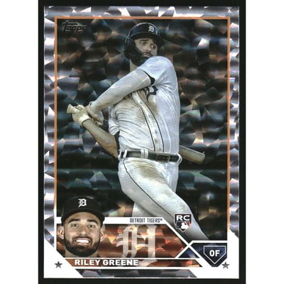 2023 Topps Silver Patterned Foilboard #31 Riley Greene