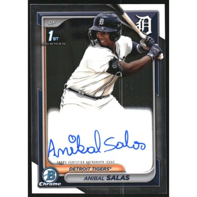 2024 Bowman Chrome Prospect Autographs #CPAASA Anibal Salas