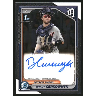 2024 Bowman Chrome Prospect Autographs #CPABCE Brady Cerkownyk