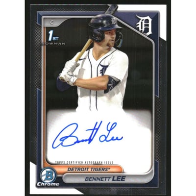2024 Bowman Chrome Prospect Autographs #CPABL Bennett Lee