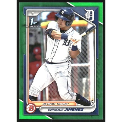 2024 Bowman Prospects Green #BP31 Enrique Jimenez