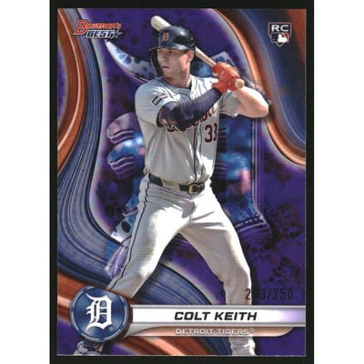 2024 Bowman's Best Purple Refractors #28 Colt Keith